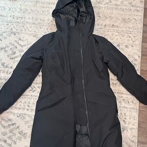 MAMMUT DELTA X HOODED DOWN JACKET - BLACK